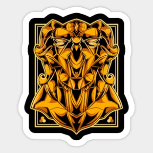 Golden Goat Mecha Sticker